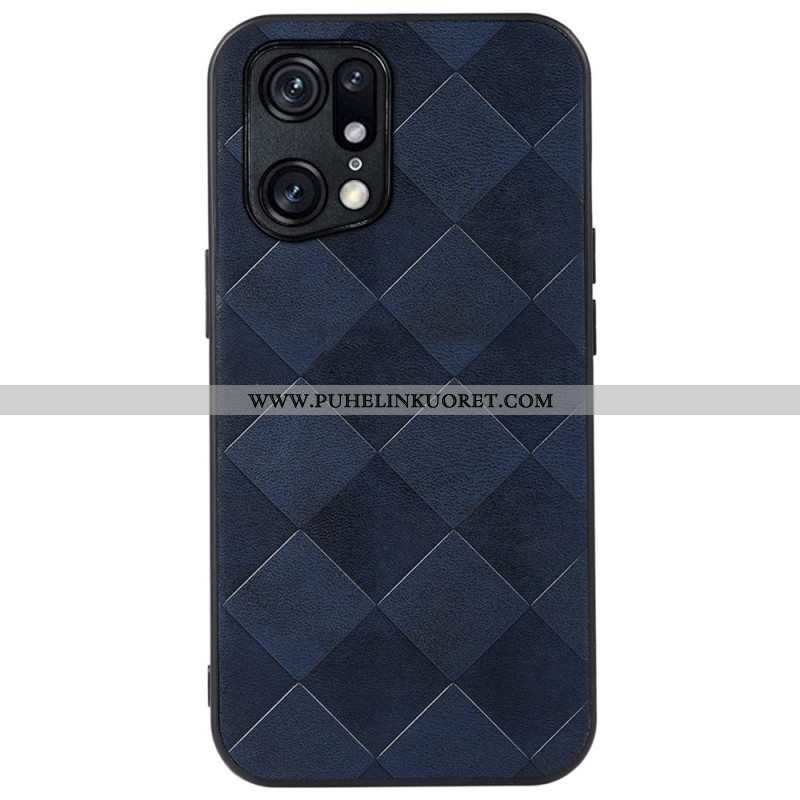 Case Oppo Find X5 Pro Kudottu Rakenne