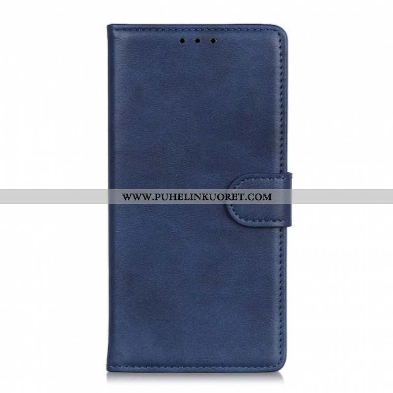 Flip Case Oppo Reno 6 5G Retro Mattanahkaefekti