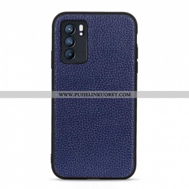 Case Oppo Reno 6 5G Aitoa Litsi-nahkaa