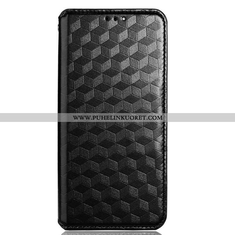 Puhelinkuoret Oppo Reno 6 5G Kotelot Flip 3d Diamond Leather Effect