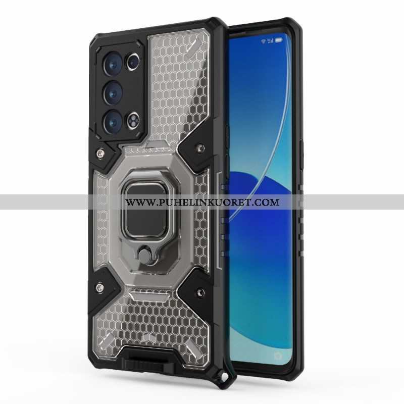 Case Oppo Reno 6 Pro 5G Joustava Renkaan Kanssa