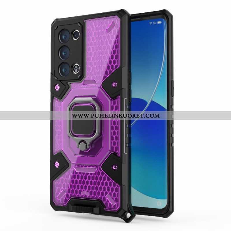 Case Oppo Reno 6 Pro 5G Joustava Renkaan Kanssa