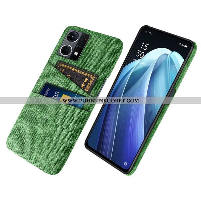 Case Oppo Reno 7 Kangas Korttipidike