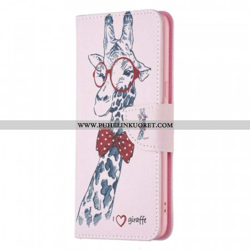 Flip Case Oppo Reno 7 Taitava Kirahvi