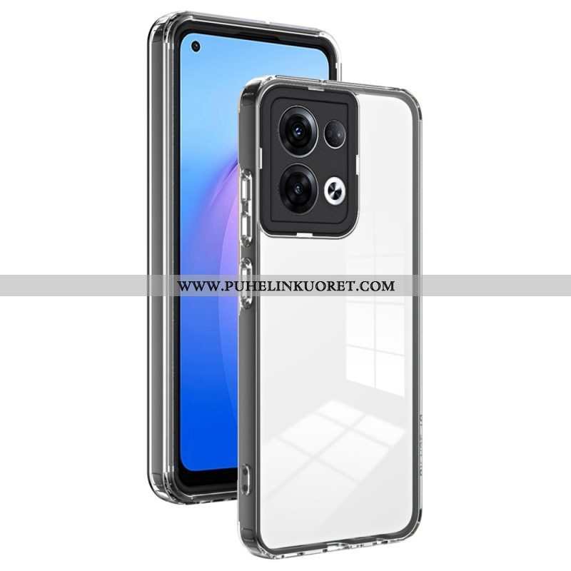 Case Oppo Reno 8 Läpinäkyvä Hybridi