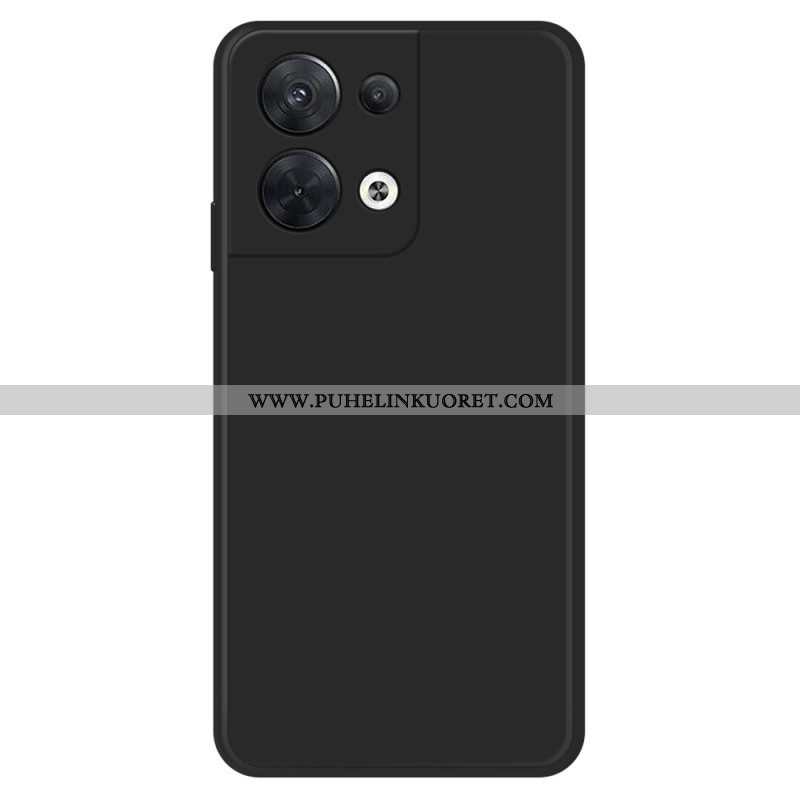 Case Oppo Reno 8 Sisustus Silikonista Mikrokuitua