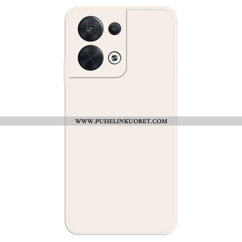 Case Oppo Reno 8 Sisustus Silikonista Mikrokuitua