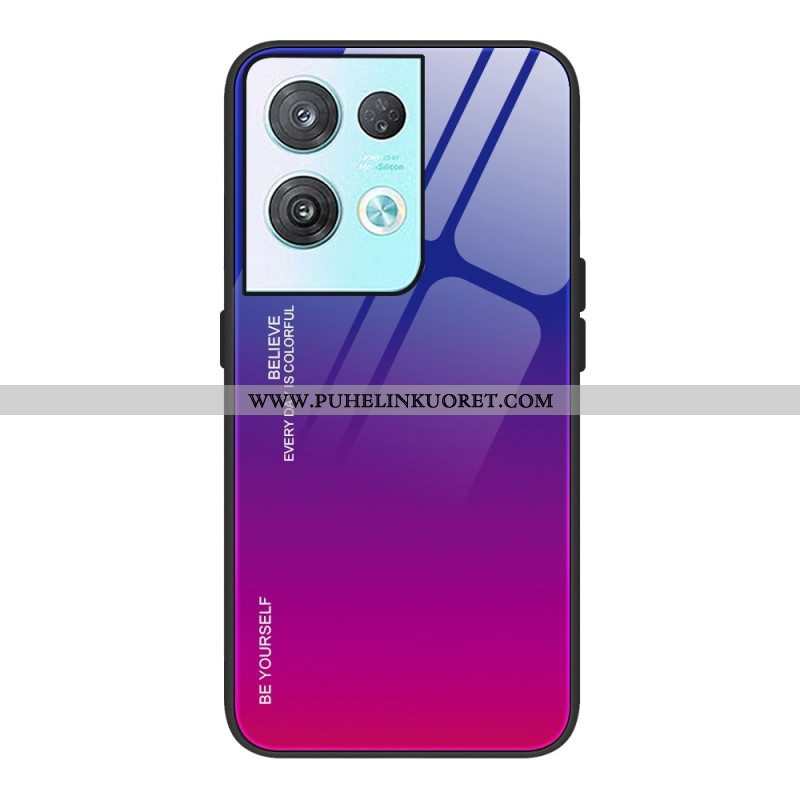 Kuori Oppo Reno 8 Pro Usko Karkaistua Lasia