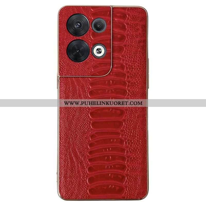 Case Oppo Reno 8 Pro Aitoa Krokotiilityylistä Nahkaa