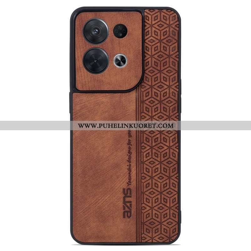 Case Oppo Reno 8 Pro Azns-nahkaefekti