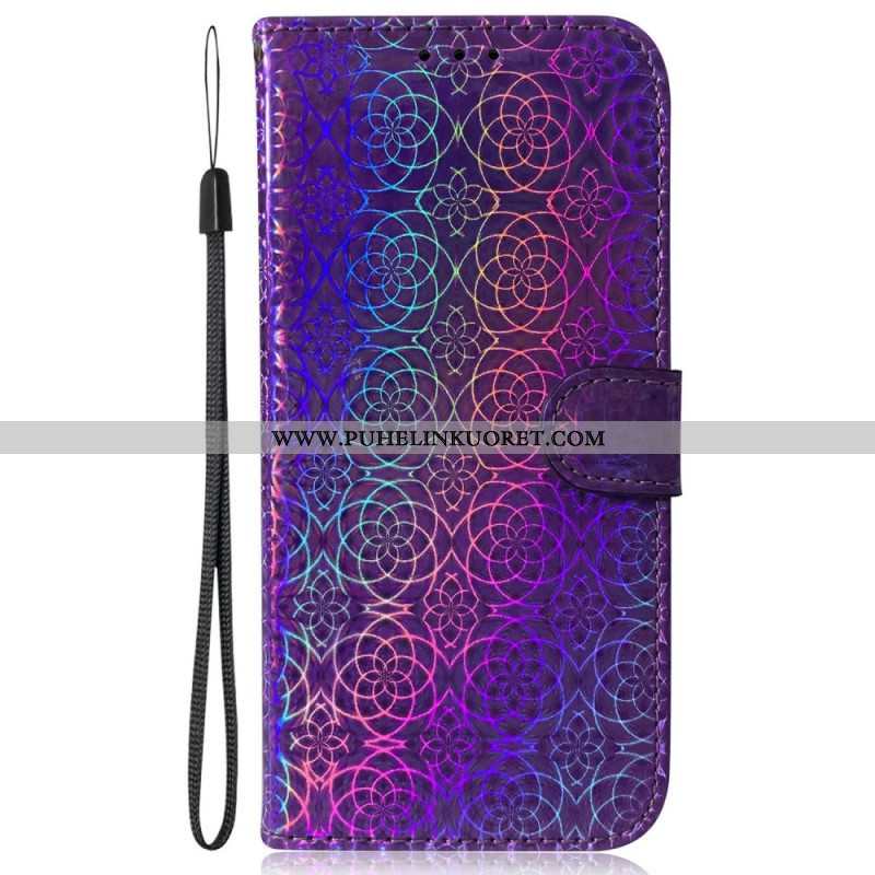 Nahkakotelo Oppo Reno 8 Pro Disco-tyylinen