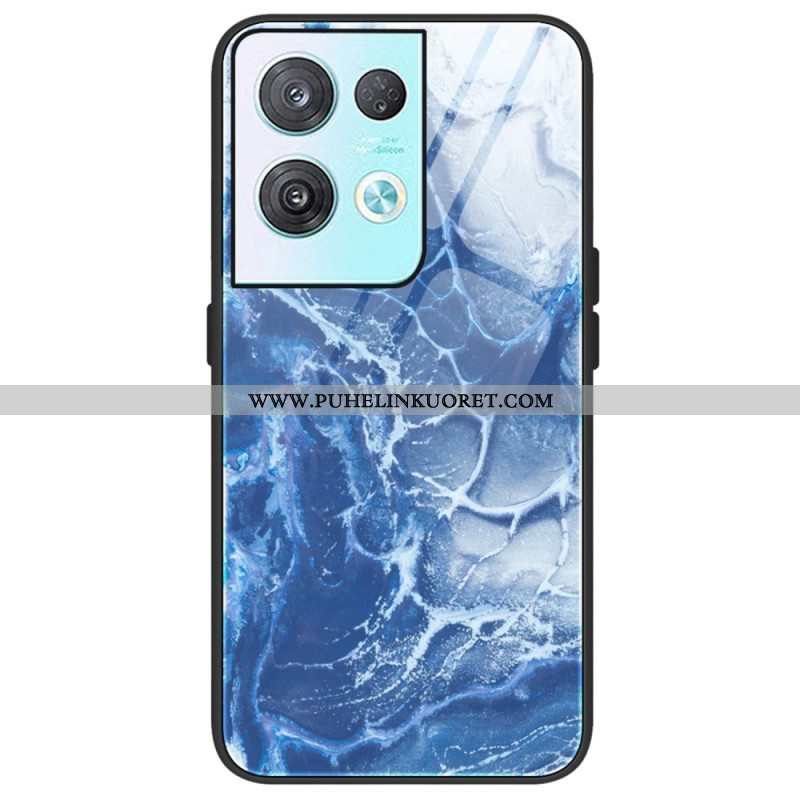 Kuori Oppo Reno 8 Pro Marmorivärit Karkaistu Lasi