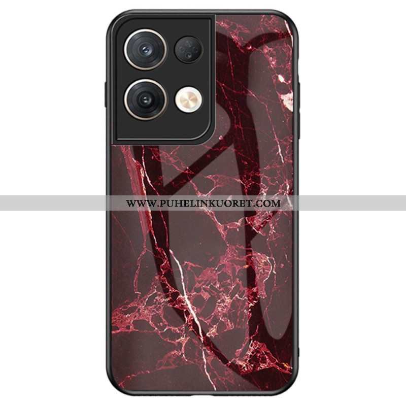 Kuori Oppo Reno 8 Pro Marmori Karkaistu Lasi