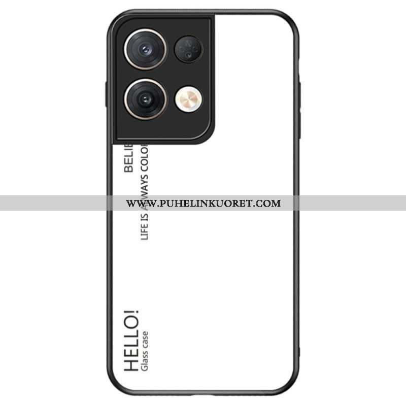 Kuori Oppo Reno 8 Pro Karkaistu Lasi Hello