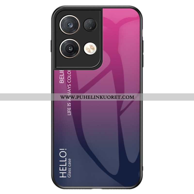 Kuori Oppo Reno 8 Pro Karkaistu Lasi Hello