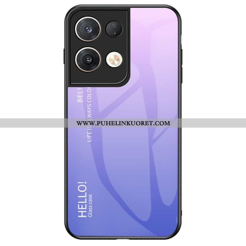 Kuori Oppo Reno 8 Pro Karkaistu Lasi Hello