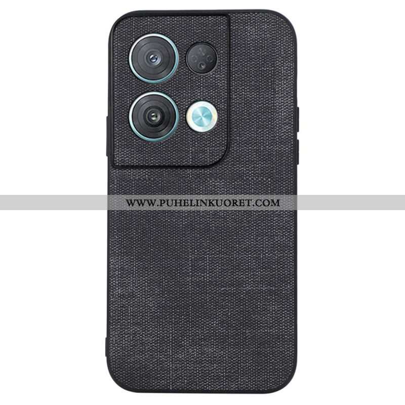 Case Oppo Reno 8 Pro Teksturoitu Nahkatyyli