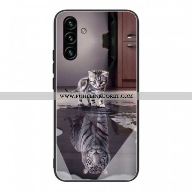 Case Samsung Galaxy A13 5G / A04s Karkaistu Lasi Ernest Tiikeri