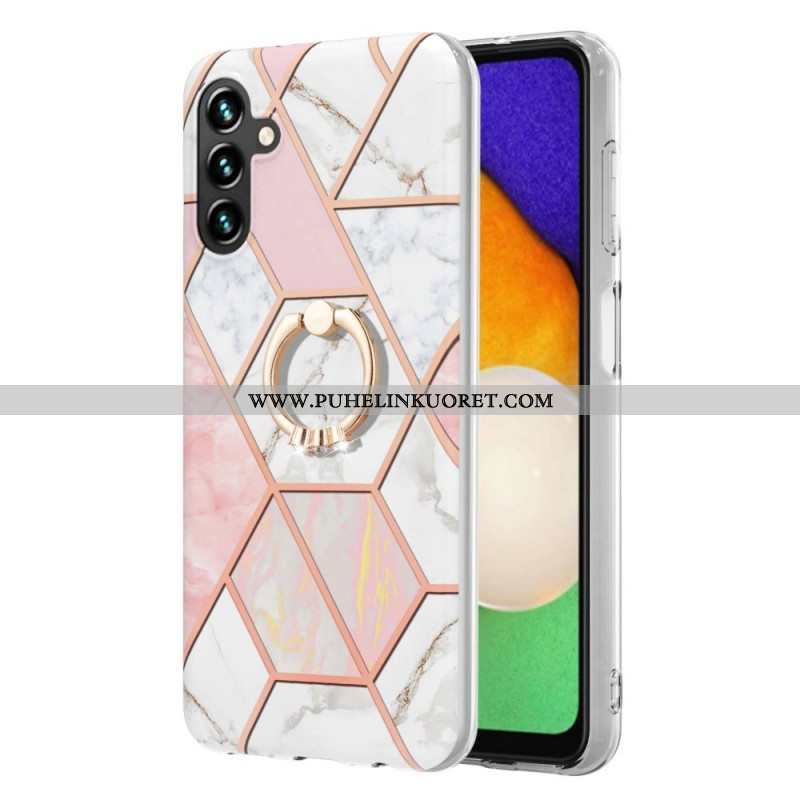 Kuori Samsung Galaxy A13 5G / A04s Geometrinen Marmori Rengastuella