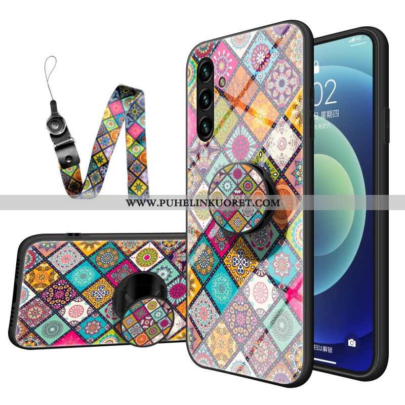 Kuori Samsung Galaxy A13 5G / A04s Patchwork Magneettipidike