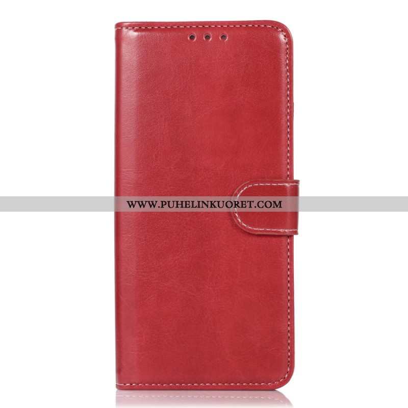 Flip Case Samsung Galaxy A13 Tavallinen Saumoilla