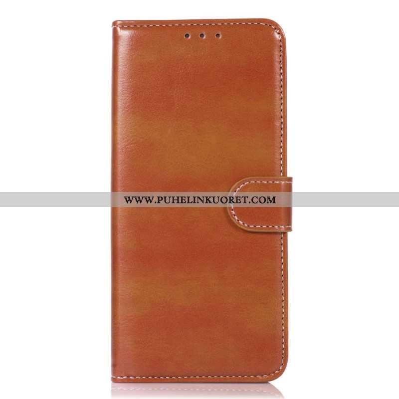 Flip Case Samsung Galaxy A13 Tavallinen Saumoilla