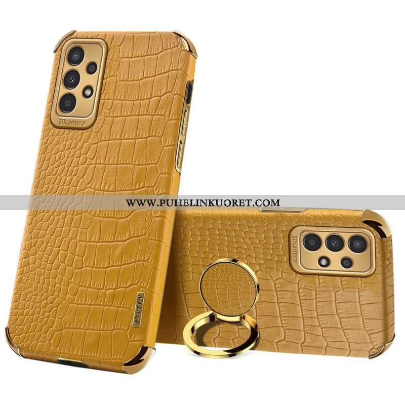 Case Samsung Galaxy A13 Krokotiiliefekti Renkaalla