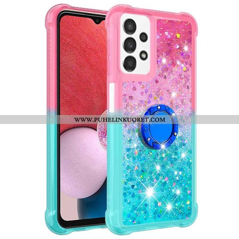 Case Samsung Galaxy A13 Glitter Ring-kiinnike