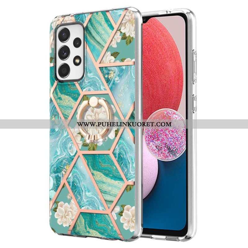 Case Samsung Galaxy A13 Sormus-kiinnike Kukat