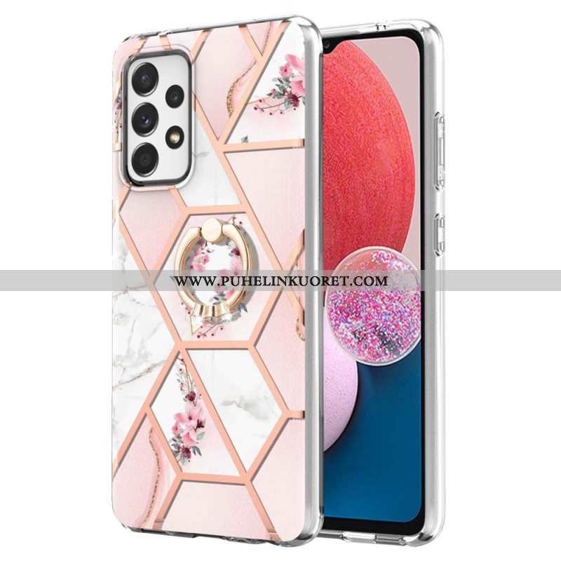 Case Samsung Galaxy A13 Sormus-kiinnike Kukat