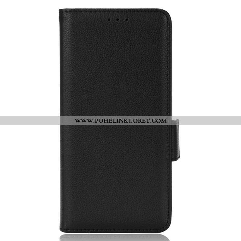 Kotelot Samsung Galaxy A13 Perinteinen Litchi Faux Leather