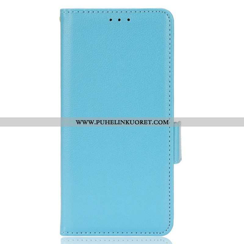 Kotelot Samsung Galaxy A13 Perinteinen Litchi Faux Leather