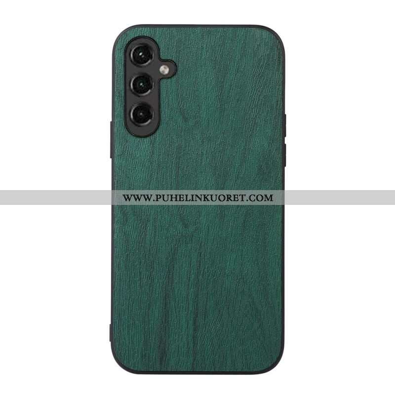 Kuori Samsung Galaxy A14 / A14 5G Faux Leather Wood Effect