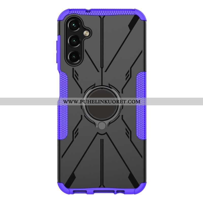 Case Samsung Galaxy A14 / A14 5G Kaksivärinen Rengastuki