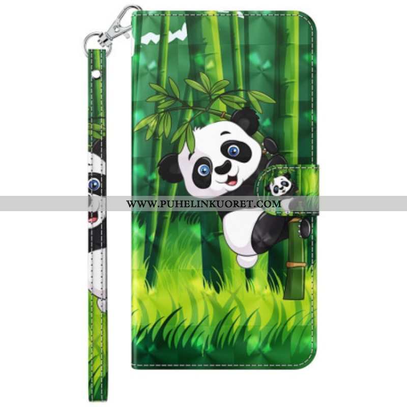 Kotelot Samsung Galaxy A14 / A14 5G Panda Bambu