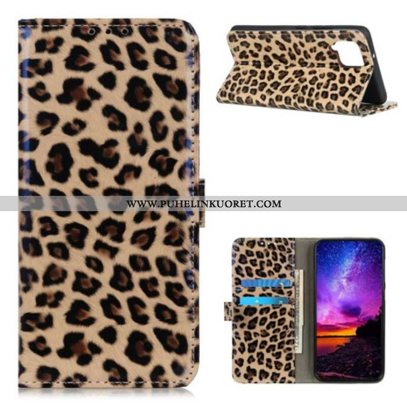 Flip Case Samsung Galaxy A42 5G Leopardi