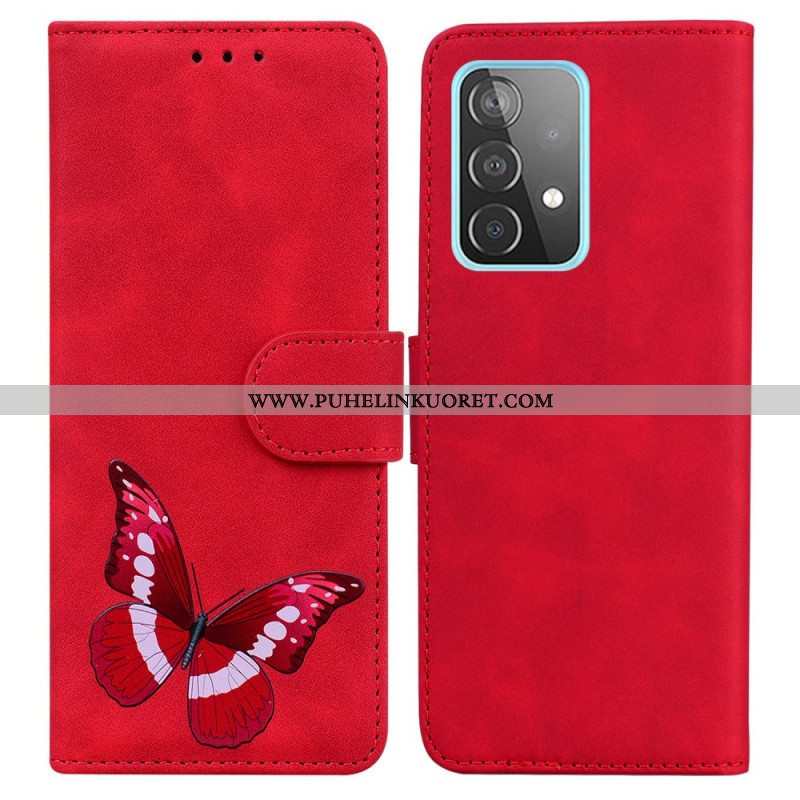 Kotelot Samsung Galaxy A52 4G / A52 5G / A52s 5G Skin Touch Butterfly