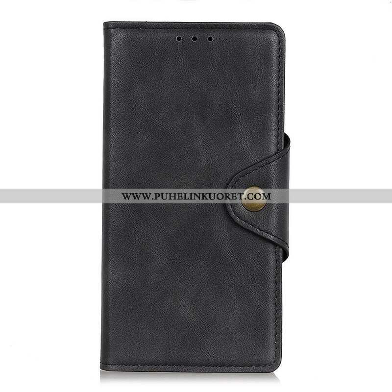 Flip Case Samsung Galaxy A52 4G / A52 5G / A52s 5G Keinonahkainen Vintage-painike