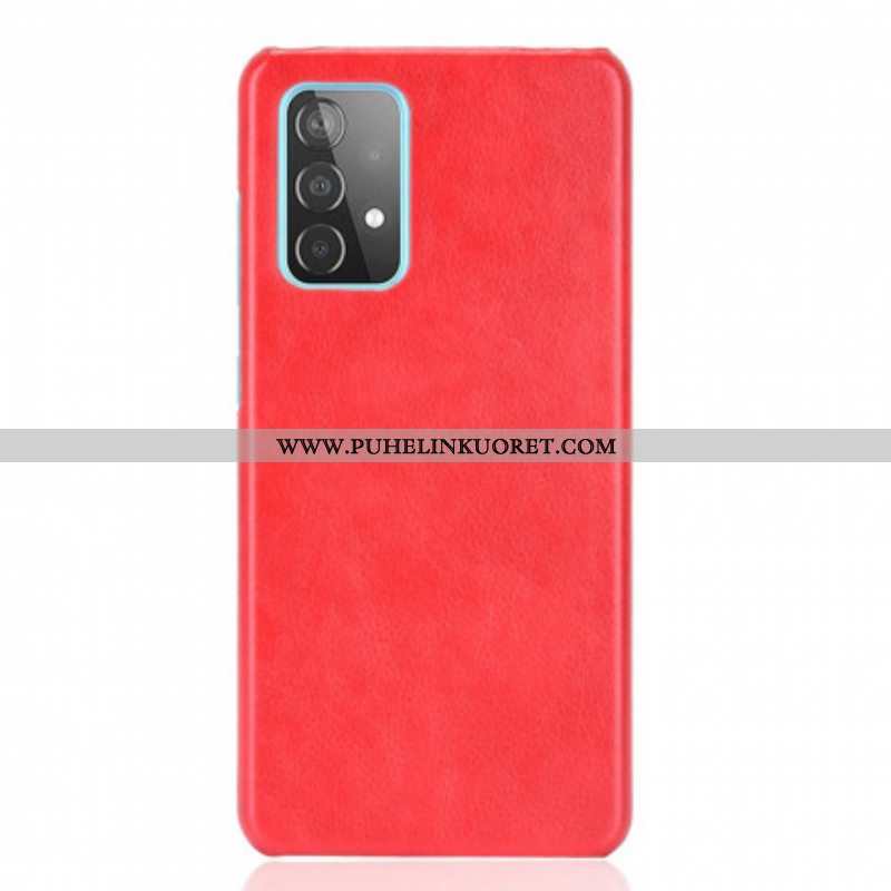 Case Samsung Galaxy A52 4G / A52 5G / A52s 5G Litchi Nahkatyyli