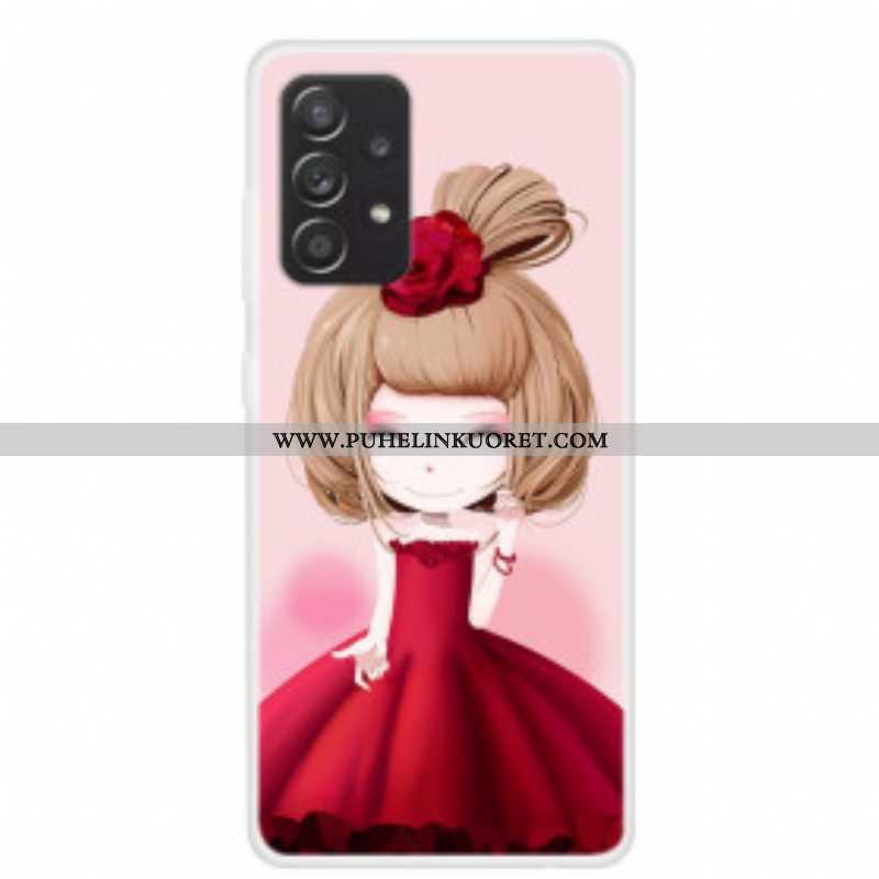 Kuori Samsung Galaxy A52 4G / A52 5G / A52s 5G Manga Lady