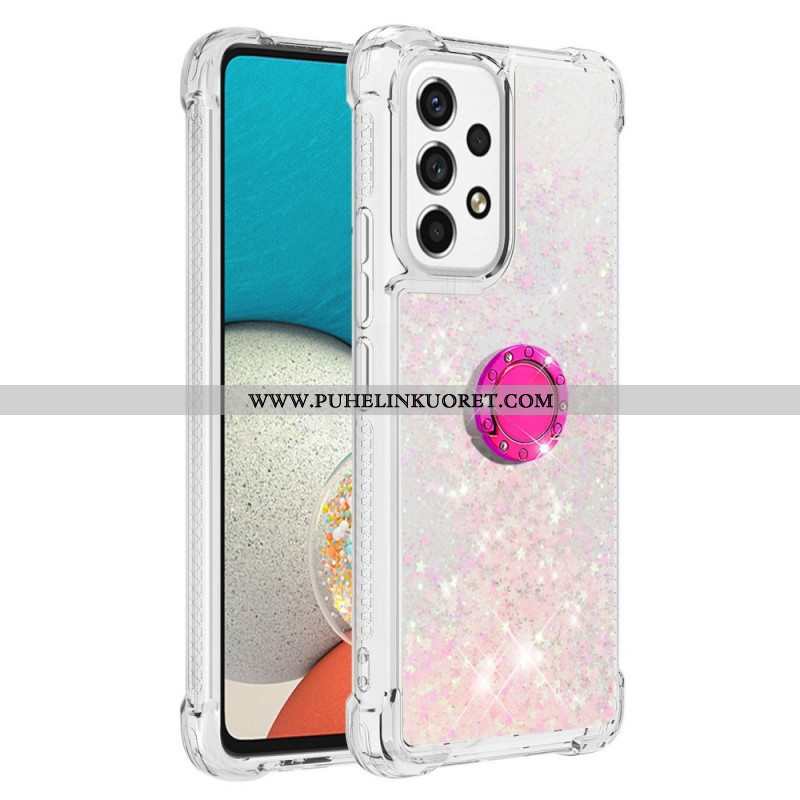 Case Samsung Galaxy A53 5G Paljetteja Rengastuella