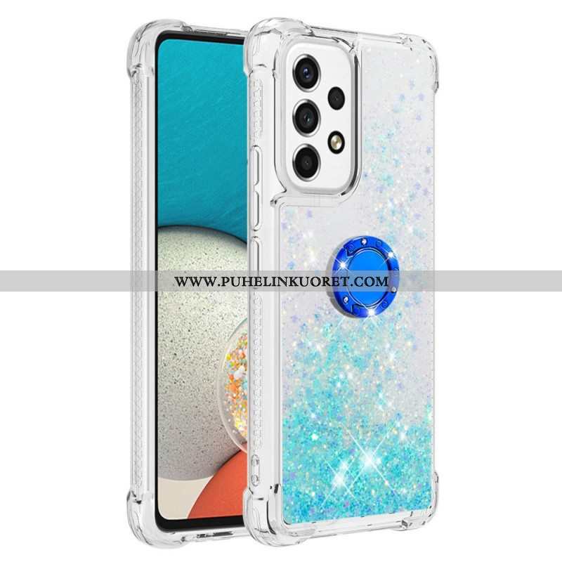 Case Samsung Galaxy A53 5G Paljetteja Rengastuella