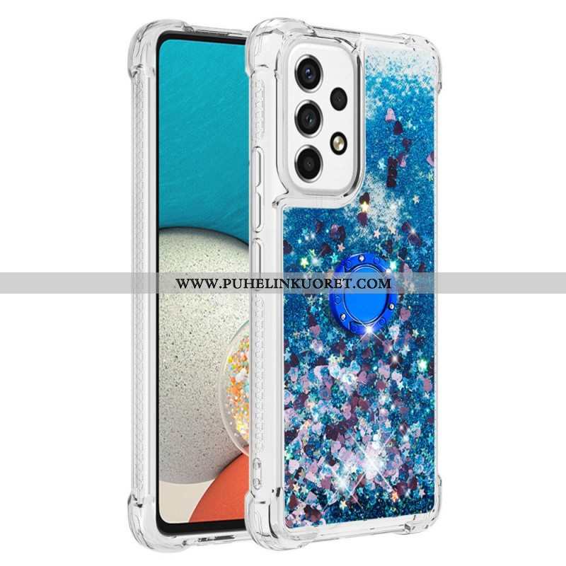 Case Samsung Galaxy A53 5G Paljetteja Rengastuella