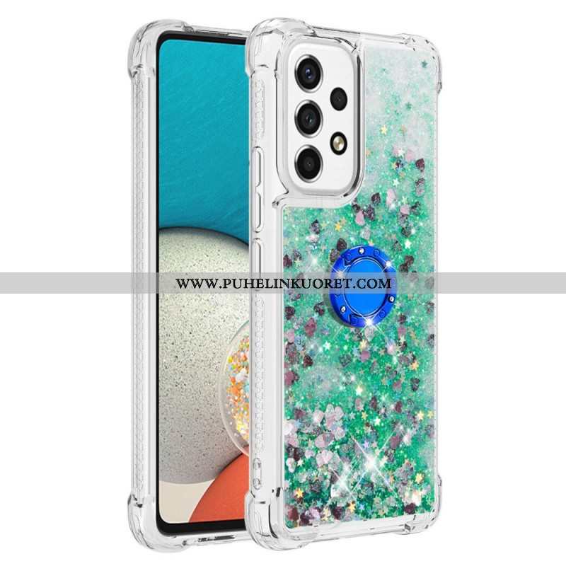 Case Samsung Galaxy A53 5G Paljetteja Rengastuella