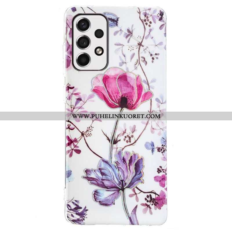 Case Samsung Galaxy A53 5G Marmoroidut Kukat