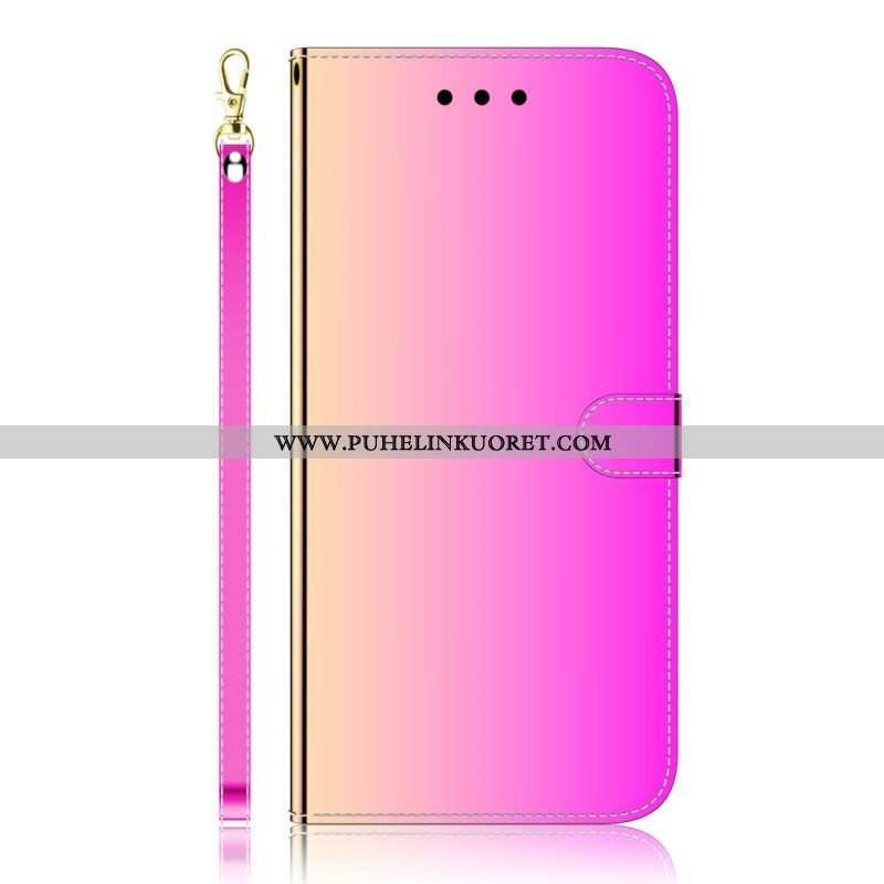 Flip Case Samsung Galaxy A53 5G Keinonahkainen Peilin Kansi