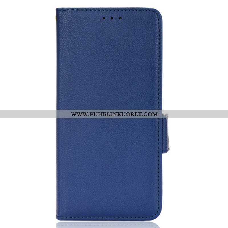 Kotelot Samsung Galaxy A53 5G Perinteinen Litchi Faux Leather