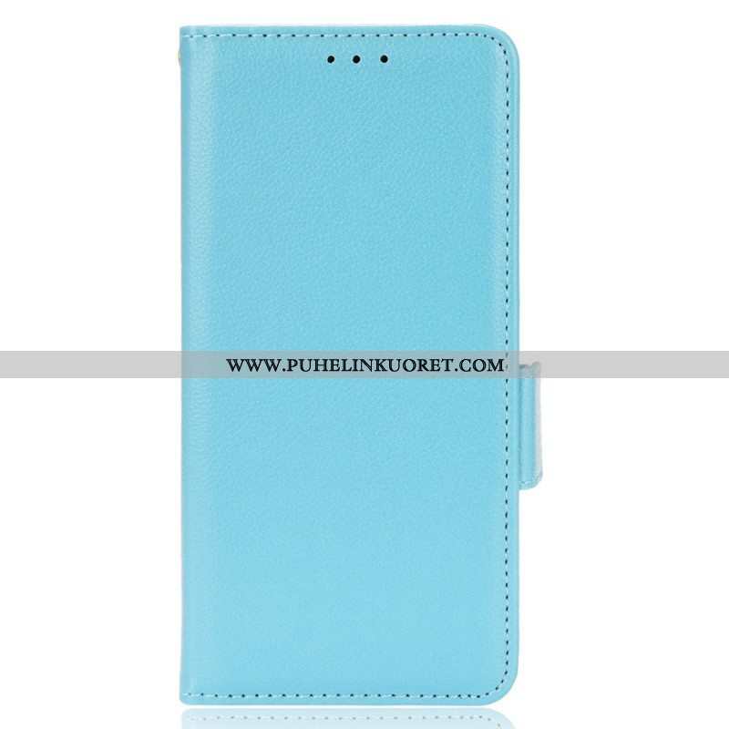 Kotelot Samsung Galaxy A53 5G Perinteinen Litchi Faux Leather