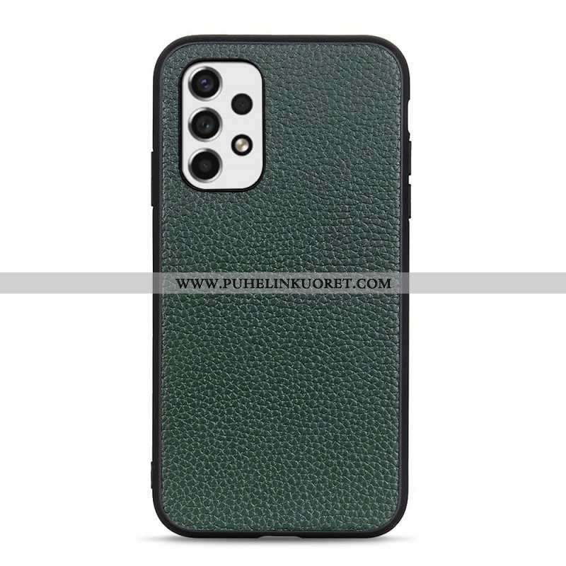 Case Samsung Galaxy A53 5G Aitoa Litsi-nahkaa