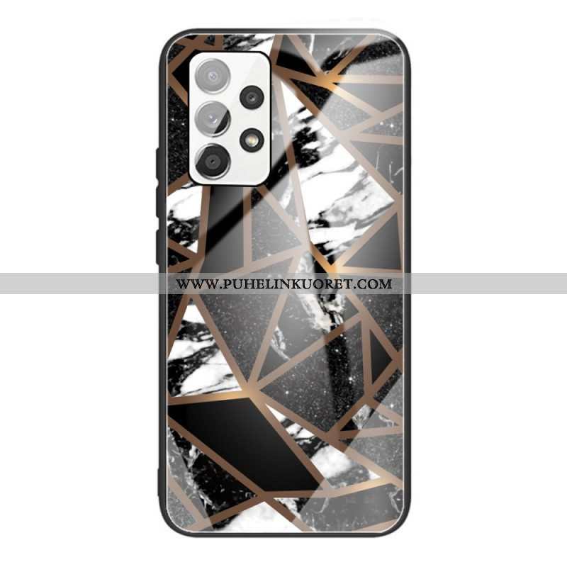 Case Samsung Galaxy A53 5G Geometria Marmori Karkaistu Lasi